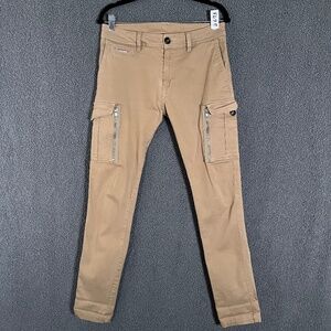 Diesel Cargo Stretch Skinny Chino Pants - Men's Size 30*31 - Tan